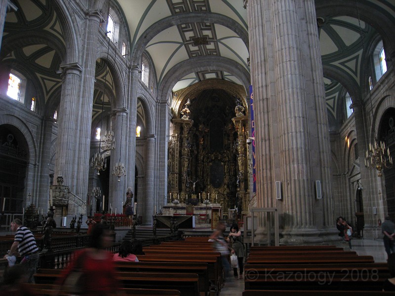 Mexico Pyramids - Mexico City 2009 1375.jpg - A trip to the Teotihuacan area of Mexico to visit the pyramids. A vast complex and a great climb to the top. This was followed by lunch in a cave, then a visit to the historical center of Mexico City. March 2009.